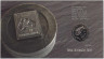 Монета. Австралия. 50 центов 2013 год. 100 лет почтовым маркам Британского Содружества. В конверте. открытка тыл.