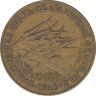 Монета. Центральноафриканский экономический и валютный союз (ВЕАС). 10 франков 1982 год. ав.