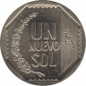 Монета. Перу. 1 соль 2009 год. рев.