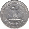Монета. США. 25 центов 1949 год. рев.