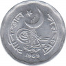 Монета. Пакистан. 2 пайса 1969 год. ав.