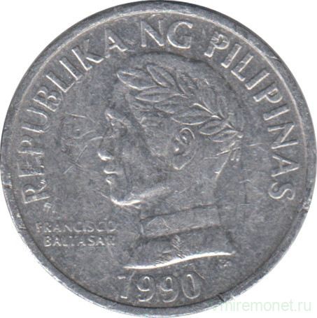 Монета. Филиппины. 10 сентимо 1990 год.