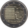 Монета. Люксембург. 2 евро 2013 год. Национальный гимн. ав.