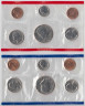 Монета. США. Годовой набор 1988 год. Монетные дворы P и D. ав.