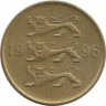 Монета. Эстония. 20 сенти 1996 год. ав