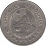 Монета. Боливия. 5 песо 1976 год. рев.