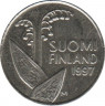 Аверс. Монета. Финляндия. 10 пенни 1997 год.