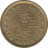Монета. Гонконг. 5 центов 1978 год. ав.