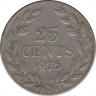 Монета. Либерия. 25 центов 1975 год. рев.
