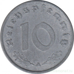 Монета. Германия. Третий Рейх. 10 рейхспфеннигов 1940 год. Монетный двор - Берлин (А).