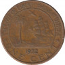 Монета. Либерия. 1 цент 1972 год. ав.
