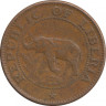 Монета. Либерия. 1 цент 1972 год. рев.