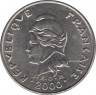 Монета. Французская Полинезия. 10 франков 2000 год. ав.