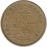 Монета. Гонконг. 10 центов 1961 год. KN.