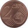 Монета. Словакия. 2 цента 2011 год. рев.