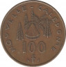 Монета. Новая Каледония. 100 франков 1987 год. рев.