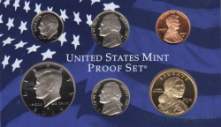 Монета. США. Годовой набор 2004 год. Монетный двор S.
