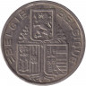 Монета. Бельгия. 5 франков 1938 год. BELGIE-BELGIQUE.