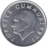 Монета. Турция. 1 лира 1985 год. рев.