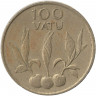 Монета. Вануату. 100 вату 1988 год.