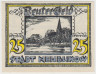 Бона. Нотгельд. Германия. Город Нюбуков. 25 пфеннигов 1922 год. Вариант 936.1.2. ав.