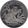 Монета. Сьерра-Леоне. 1 доллар 2009 год. Мартышка Диана. ав.