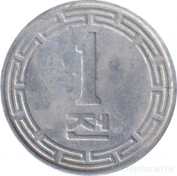 Монета. Северная Корея. 1 чон 1970 год.