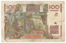 Банкнота. Франция. 100 франков 1945 год. 07.11.1945. Тип 128а.