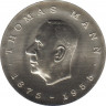  Монета. ГДР. 5 марок 1975 год. 100 лет со дня рождения Томаса Манна. ав.