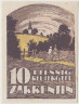 Бона. Нотгельд. Германия. Общество города Царрентин. 10 пфеннигов 1922 год. Вариант 1466.1.1. ав.