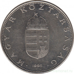 Монета. Венгрия. 10 форинтов 1995 год.