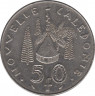 Монета. Новая Каледония. 50 франков 1983 год. рев.