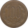 Монета. Чили. 100 песо 1996 год. ав.