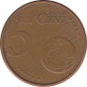 Монета. Италия. 5 центов 2005 год. рев.