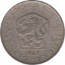  Монета. Чехословакия. 5 крон 1967 год. ав.