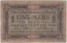 Банкнота. Литва. Немецкая оккупация. 1 марка 1918 год. Тип R128.