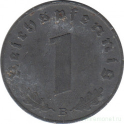 Монета. Германия. Третий Рейх. 1 рейхспфенниг 1943 год. Монетный двор - Вена (B).