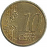 Монета. Португалия. 10 центов 2008 год. 