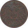 Монета. Германия (Германская империя 1871-1922). 1 пфенниг 1907 год. (А). рев.
