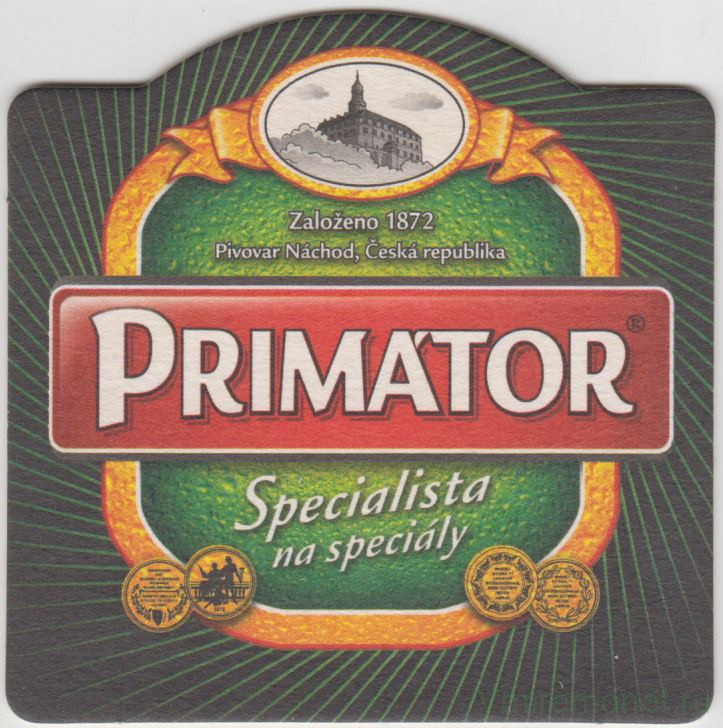 Подставка. Пиво  "Primator". Чехия.