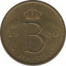 Жетон монетного двора. Нидерланды. Коронация королевы Беатрикс 1980 год. рев.