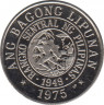 Монета. Филиппины. 25 сентимо 1975 год. ав.