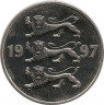 Монета. Эстония. 20 сенти 1997 год. ав