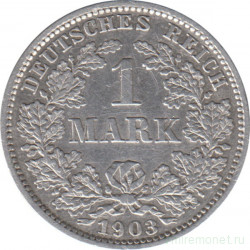 Монета. Германия. Германская империя. 1 марка 1903 год. Монетный двор - Мюльденхюттен (E).