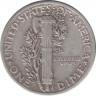 Монета. США. 10 центов 1943 год. рев.