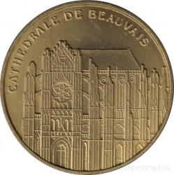 Жетон памятный. Франция и медали. Собор Святого Петра в Бове.