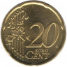 Монета. Финляндия. 20 центов 2006 год.