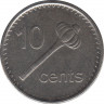 Монета. Фиджи. 10 центов 2009 год. рев.