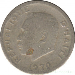 Монета. Гаити. 20 сантимов 1970 год.