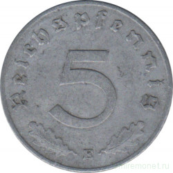 Монета. Германия. Третий Рейх. 5 рейхспфеннигов 1941 год. Монетный двор - Мюльденхаттен (E).